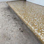terrazzo step